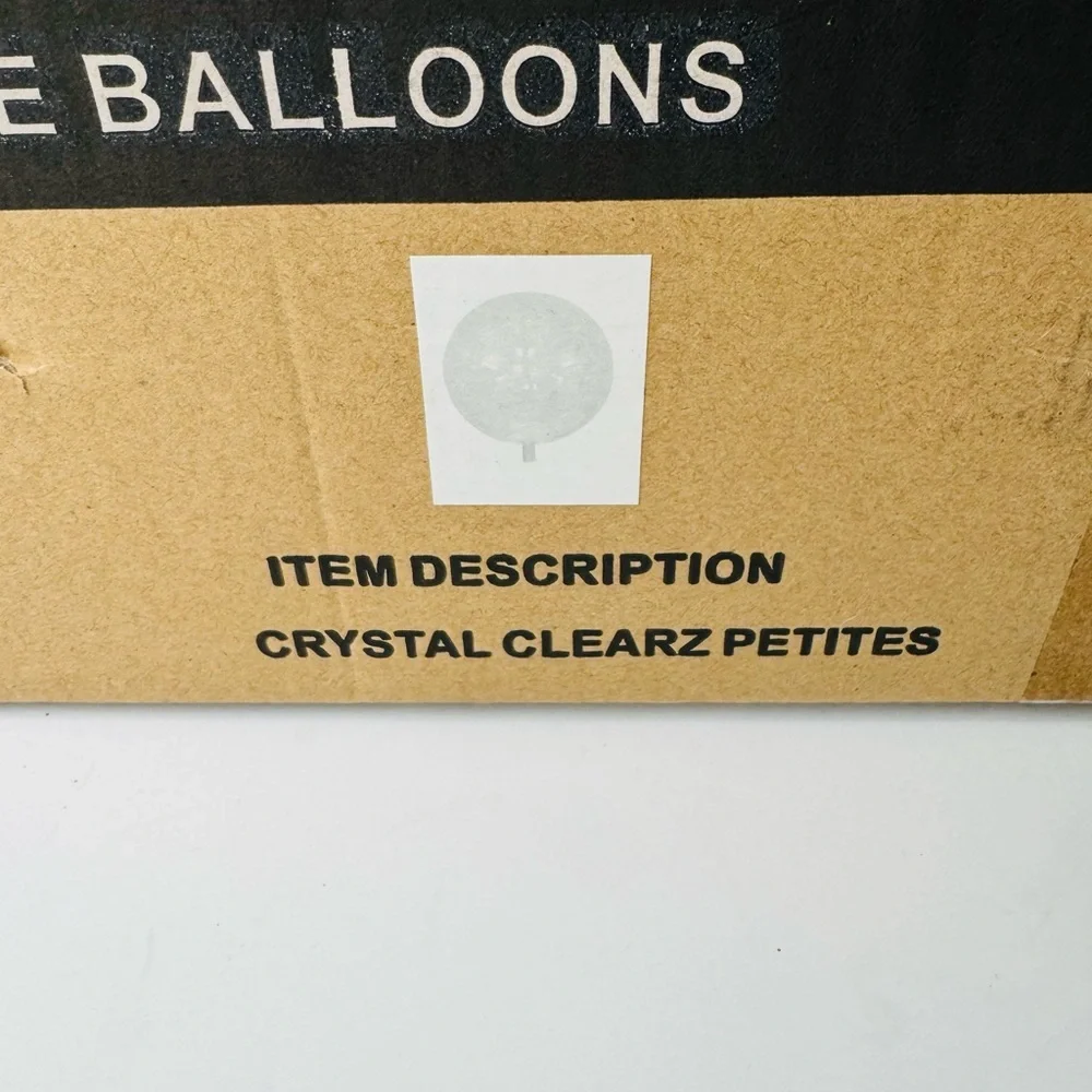 Lot of 200 Bubble Balloons 12” Clear Transparent Plastic Bobo Crystal Clear